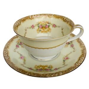 1933 Noritake China Teacup & Saucer